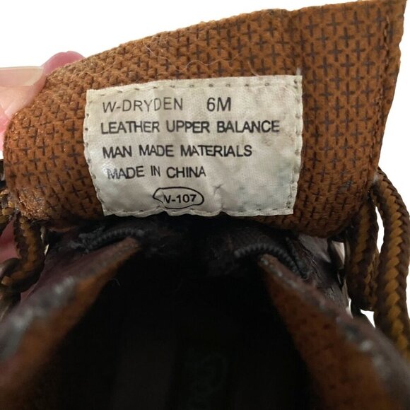 Main Woods Brown Leather Hiking Boots Women's Sz 6M Gorpcore Outdoor Chore Boots - Picture 11 of 11